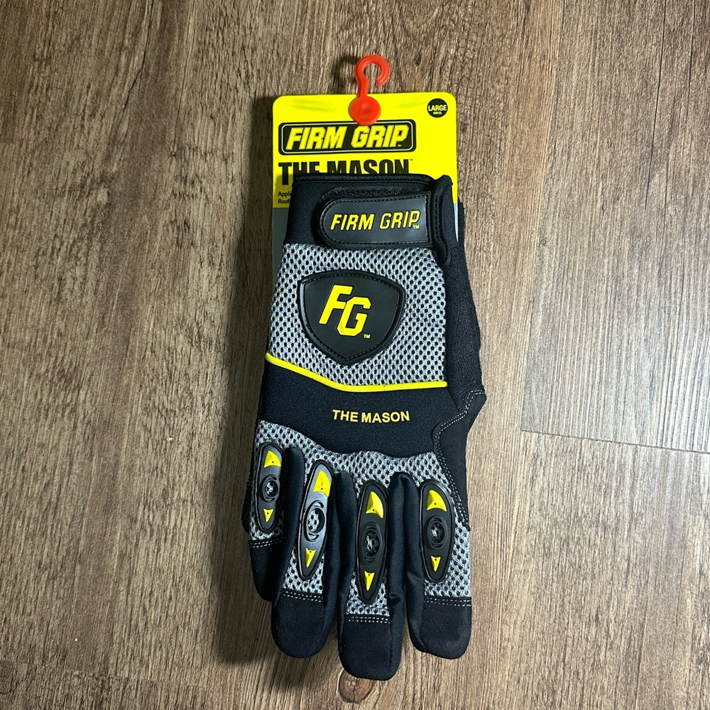 NWT Firm Grip Gloves, Size Large